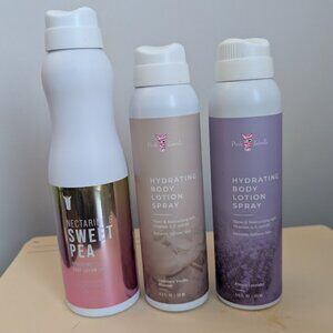 Pink Zebra Body Lotion Spray x3
